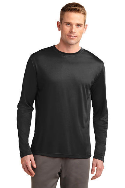 Sport-Tek Tall Long Sleeve PosiCharge Competitor Tee. TST350LS Black Tall