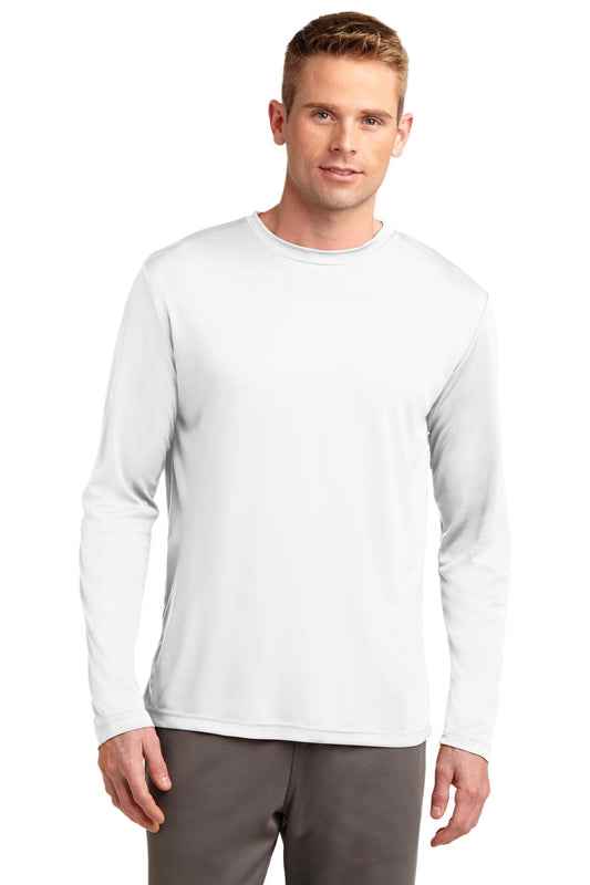Sport-Tek Tall Long Sleeve PosiCharge Competitor Tee. TST350LS White Tall