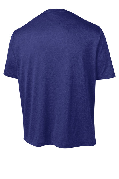 Sport-Tek Tall Heather Contender Tee. TST360 Cobalt Heather Tall