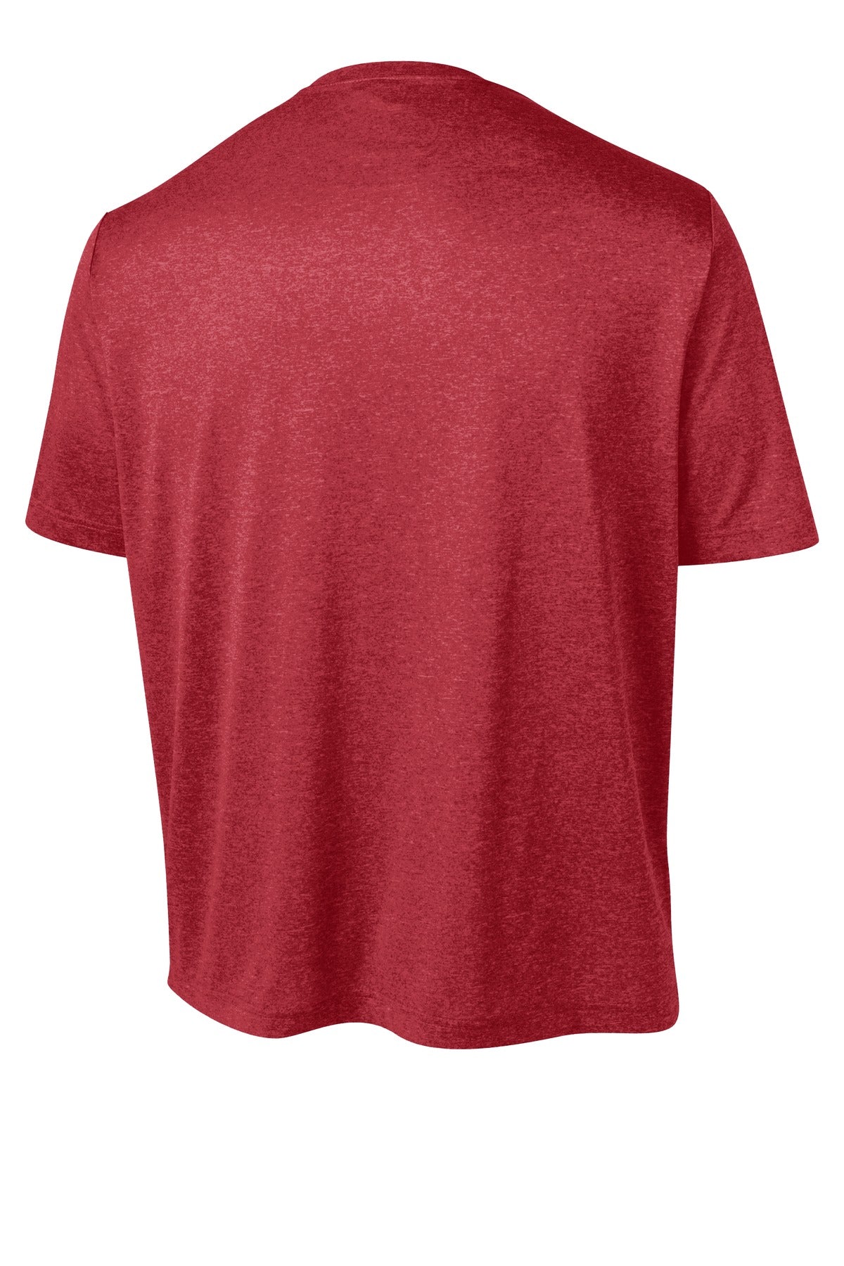 Sport-Tek Tall Heather Contender Tee. TST360 Scarlet Heather Tall