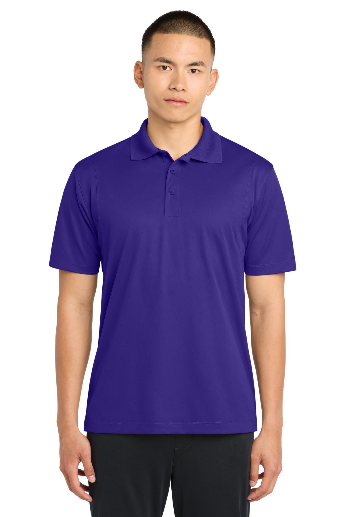 Sport-Tek Tall Micropique Sport-Wick Polo TST650 Purple