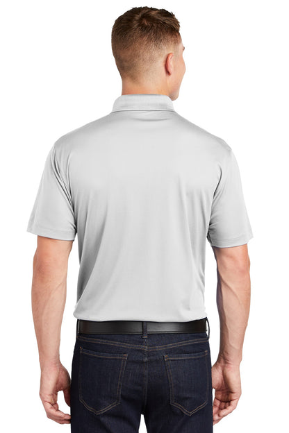Sport-Tek Tall Micropique Sport-Wick Polo. TST650 White Tall