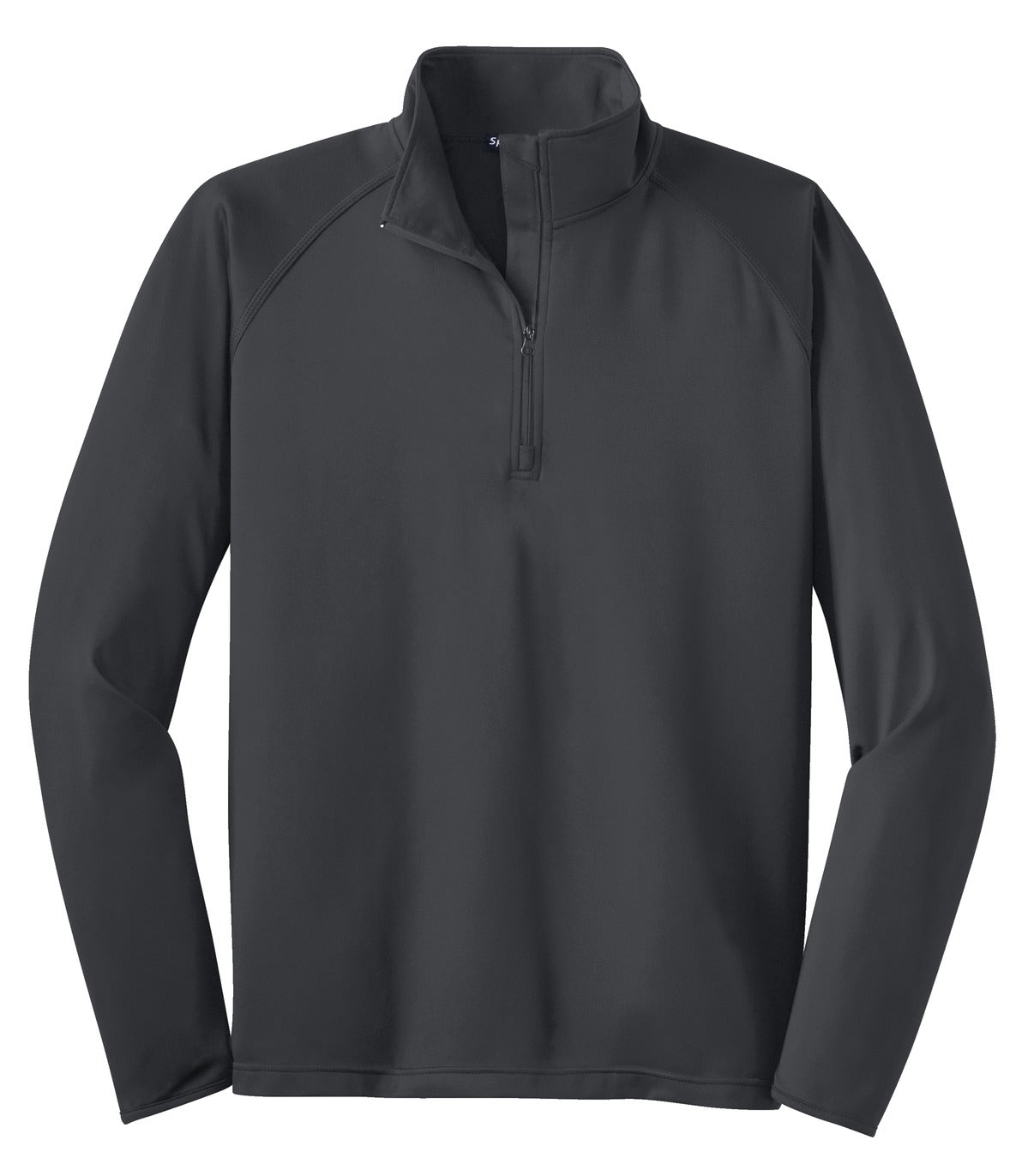Sport-Tek Tall Sport-Wick Stretch 1/4-Zip Pullover. TST850 Charcoal Grey Tall