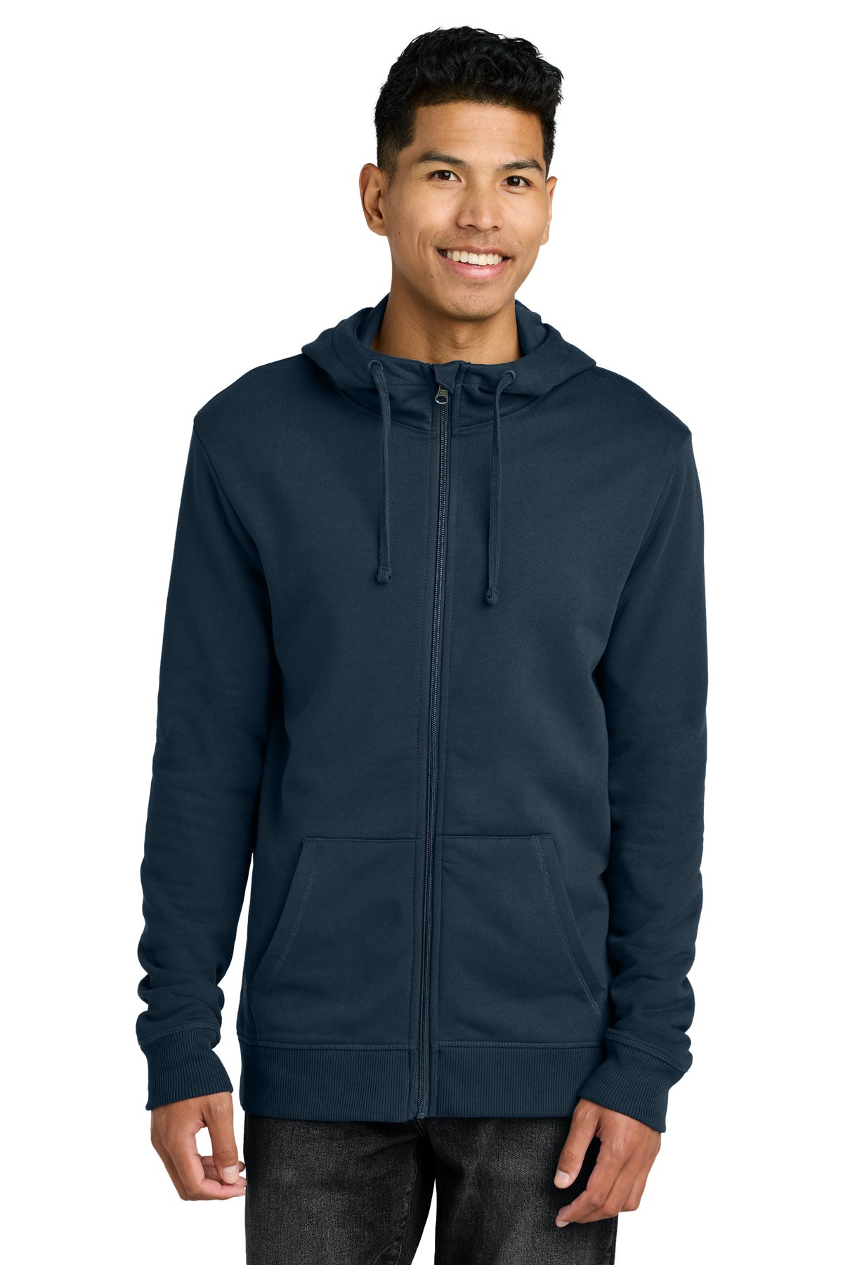 LIMITED EDITION tentree Organic Cotton Fleece Full-Zip Hoodie TTCM4367 Dress Blue