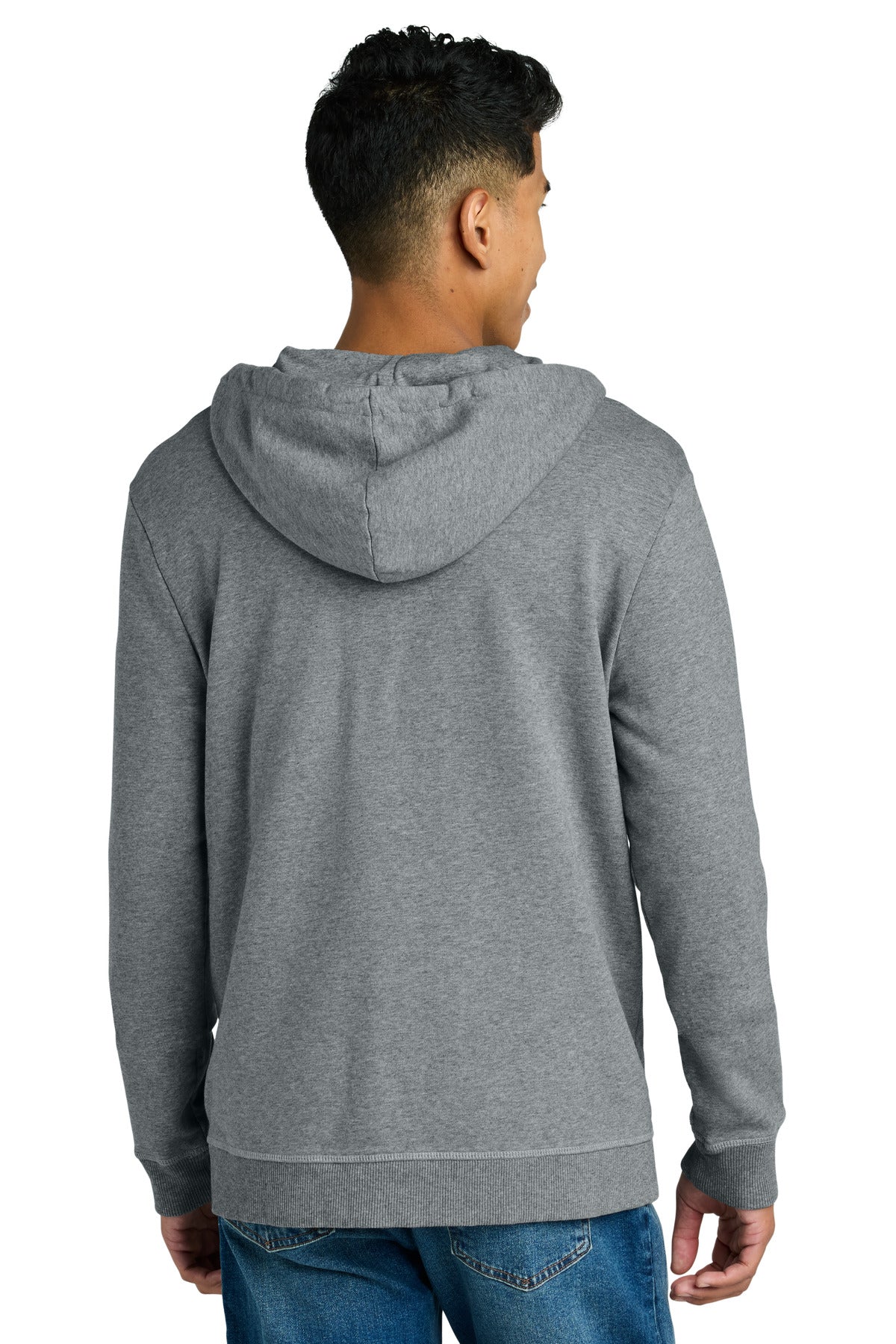 LIMITED EDITION tentree Organic Cotton Fleece Full-Zip Hoodie TTCM4367 Grey Heather