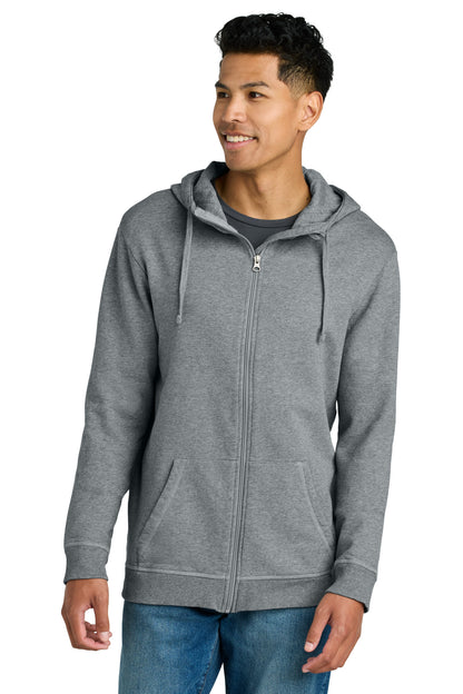 LIMITED EDITION tentree Organic Cotton Fleece Full-Zip Hoodie TTCM4367 Grey Heather