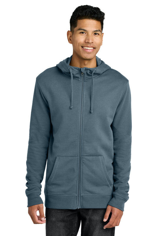 LIMITED EDITION tentree Organic Cotton Fleece Full-Zip Hoodie TTCM4367 Vintage Blue