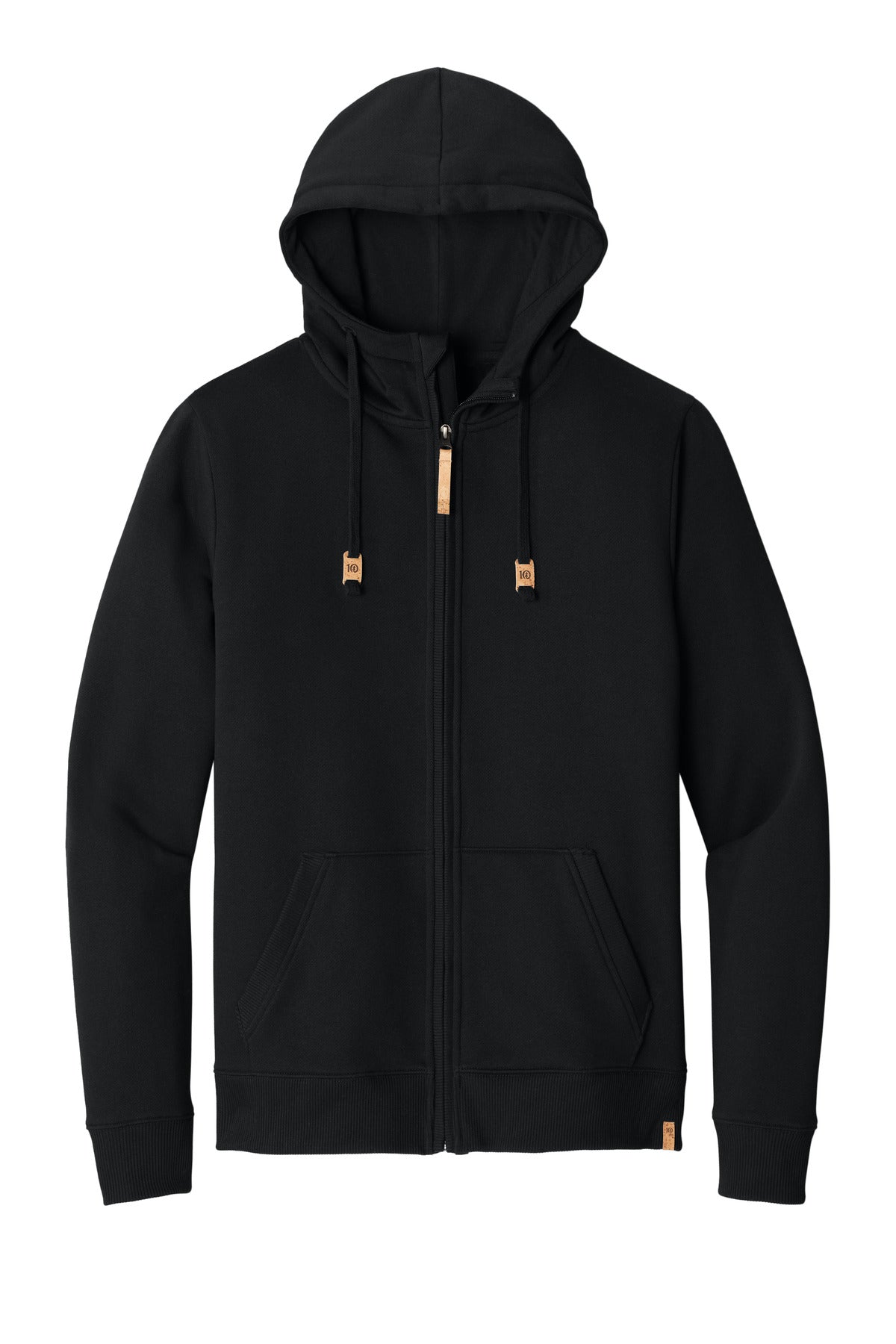 tentree Space Dye Fleece Full-Zip Hoodie TTCM4414 Meteorite Black