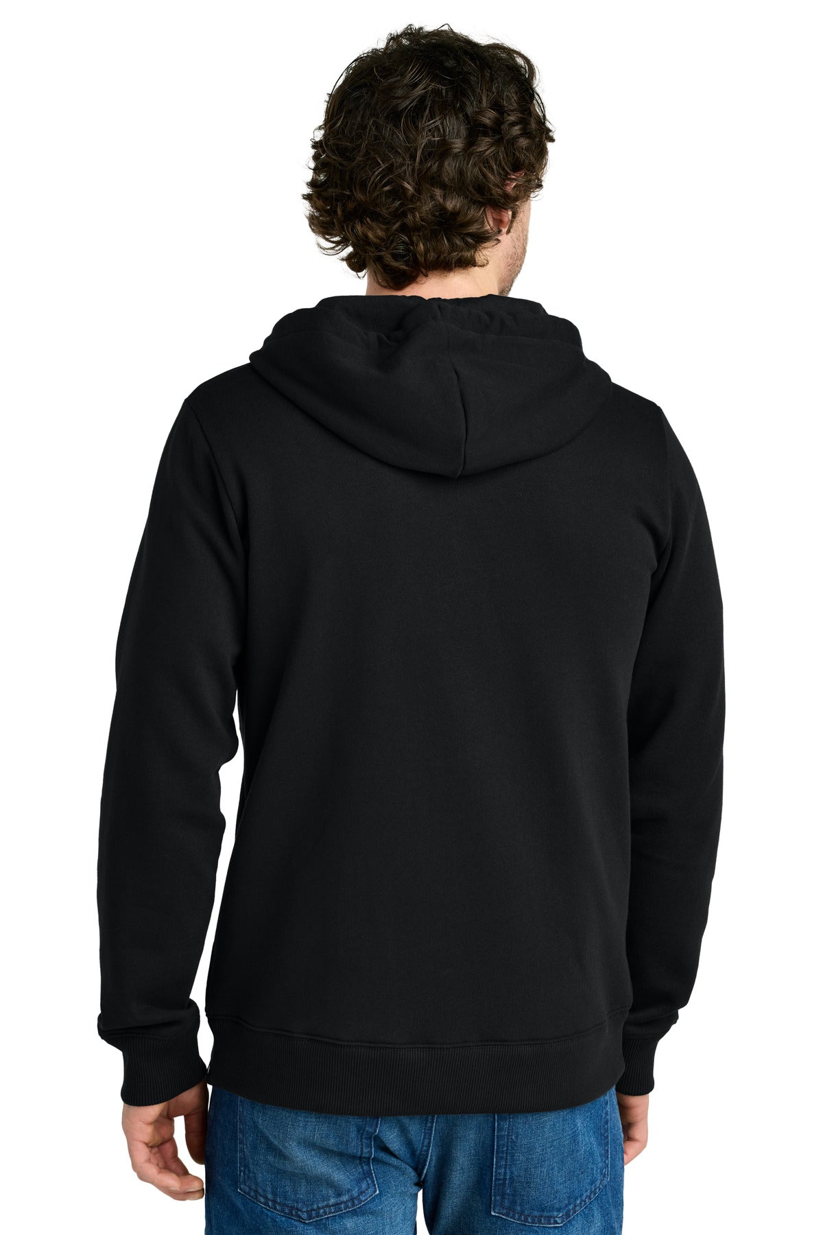 tentree Space Dye Fleece Full-Zip Hoodie TTCM4414 Meteorite Black