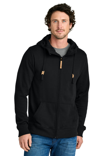tentree Space Dye Fleece Full-Zip Hoodie TTCM4414 Meteorite Black