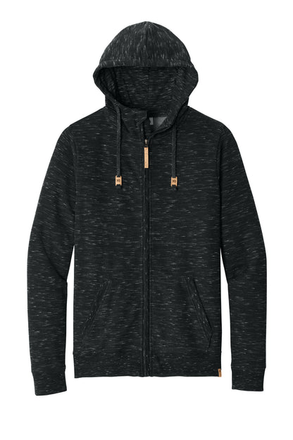 tentree Space Dye Fleece Full-Zip Hoodie TTCM4414 Meteorite Black Space Dye