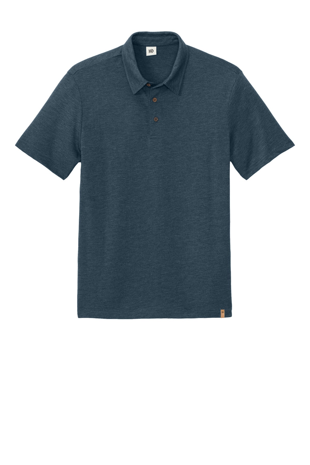 LIMITED EDITION tentree TreeBlend Polo TTCM5660 Moonlit Ocean Heather
