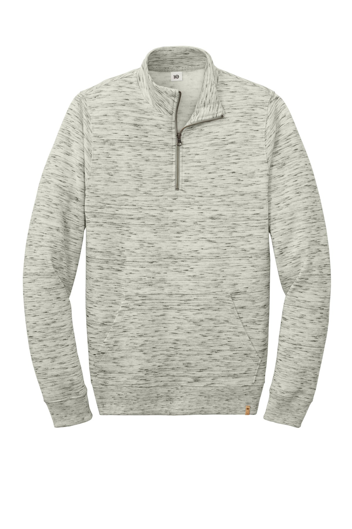 tentree Space Dye Fleece 1/4-Zip TTCM6107 Hi Rise Grey Space Dye