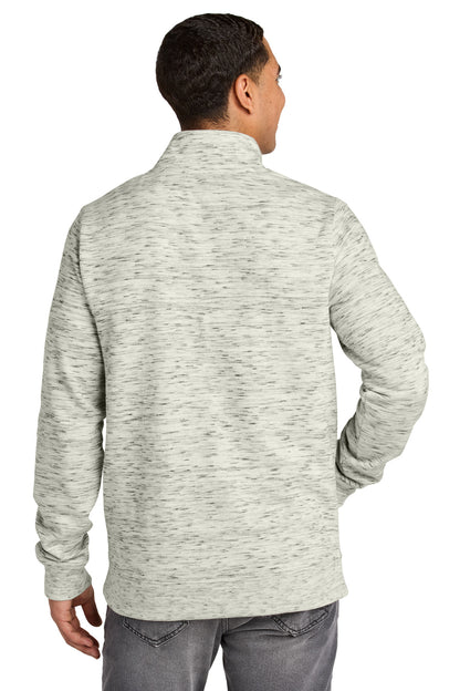 tentree Space Dye Fleece 1/4-Zip TTCM6107 Hi Rise Grey Space Dye