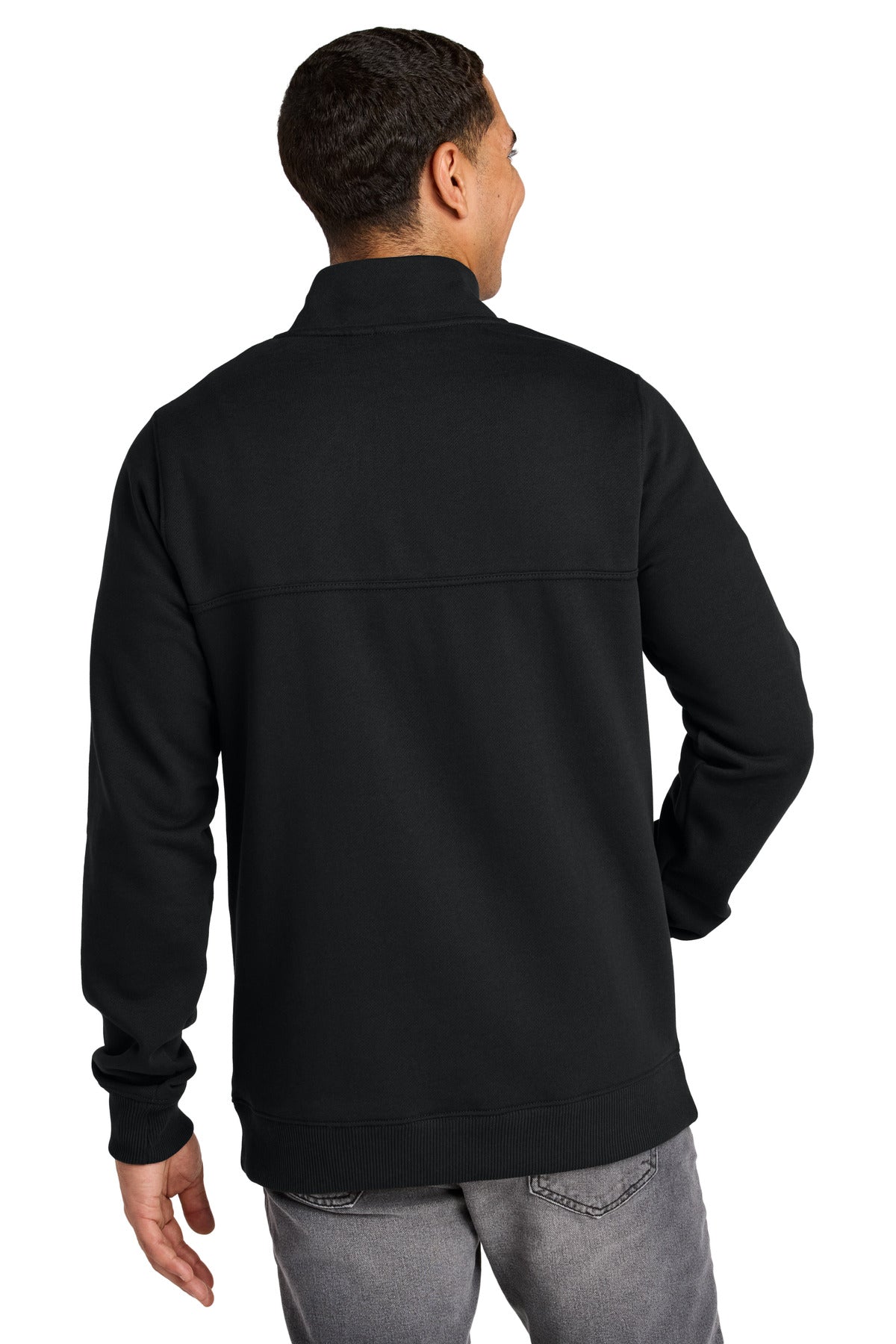 tentree Space Dye Fleece 1/4-Zip TTCM6107 Meteorite Black