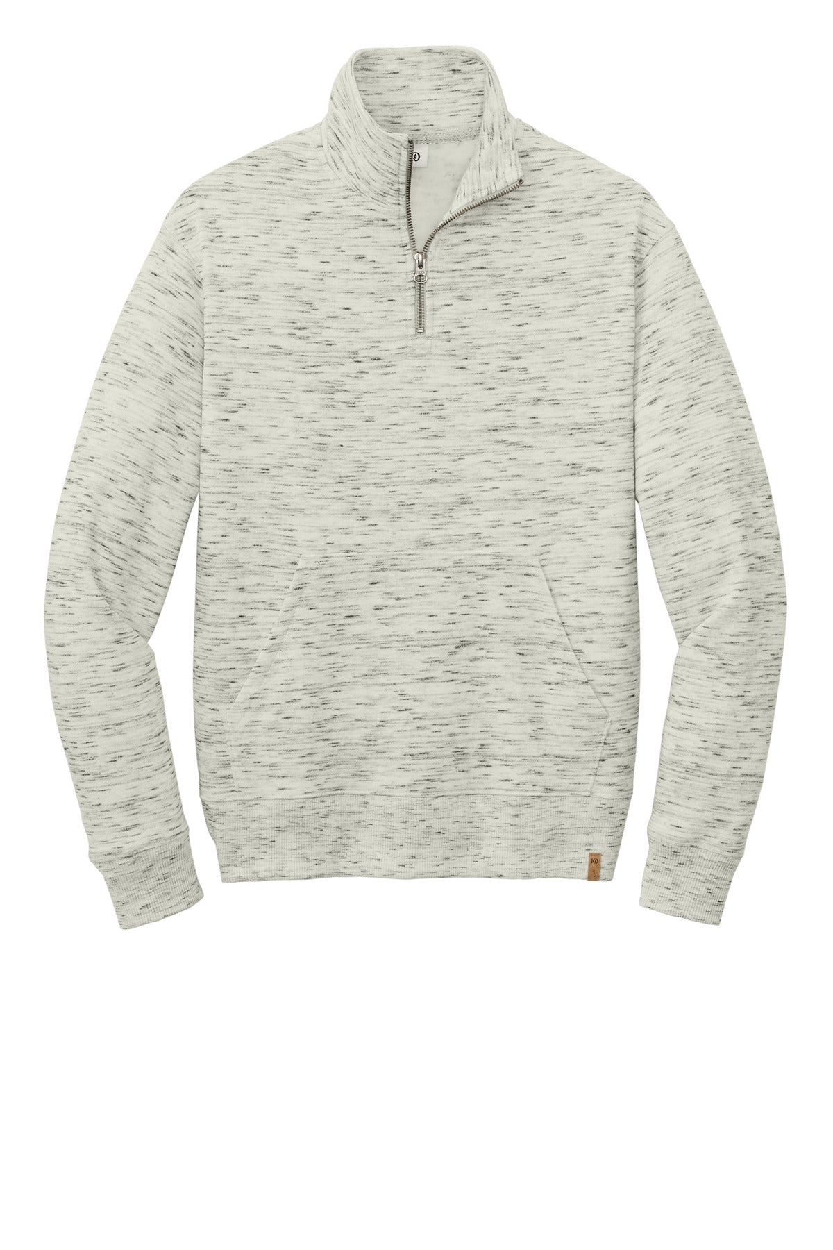tentree Women's Space Dye Fleece 1/4-Zip TTCW6108 Hi Rise Grey Space Dye