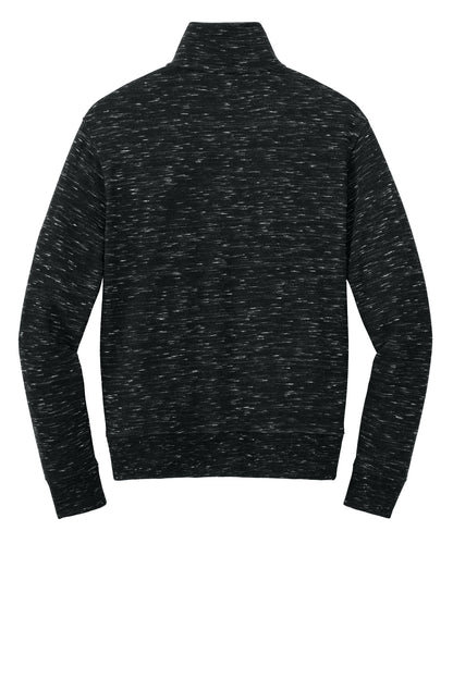 tentree Women's Space Dye Fleece 1/4-Zip TTCW6108 Meteorite Black Space Dye
