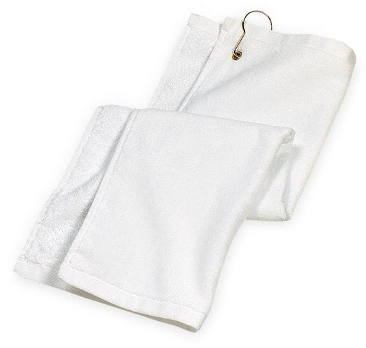 Port Authority Grommeted Golf Towel TW51 White