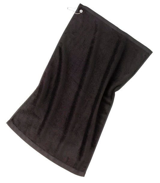 Port Authority Grommeted Golf Towel TW51 Black