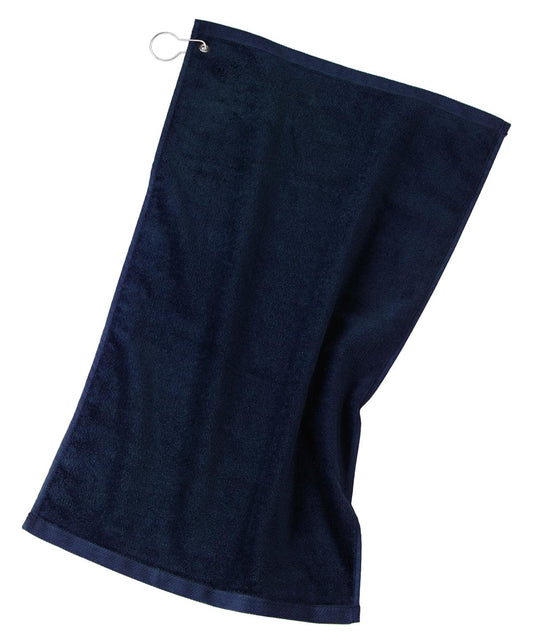 Port Authority Grommeted Golf Towel TW51 Navy