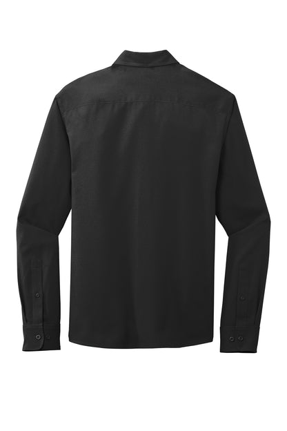 Port Authority  Long Sleeve Performance Staff Shirt W401 Black