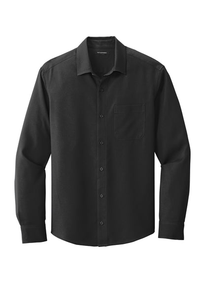 Port Authority  Long Sleeve Performance Staff Shirt W401 Black