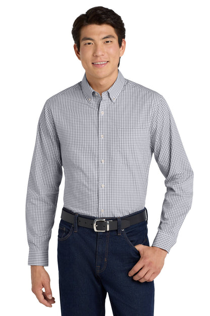 Port Authority Broadcloth Gingham Easy Care Shirt W644 image 1