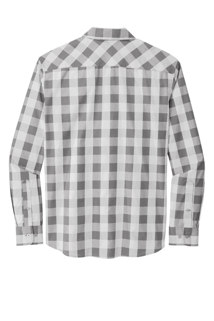 Port Authority  Everyday Plaid Shirt. W670 Shadow Grey