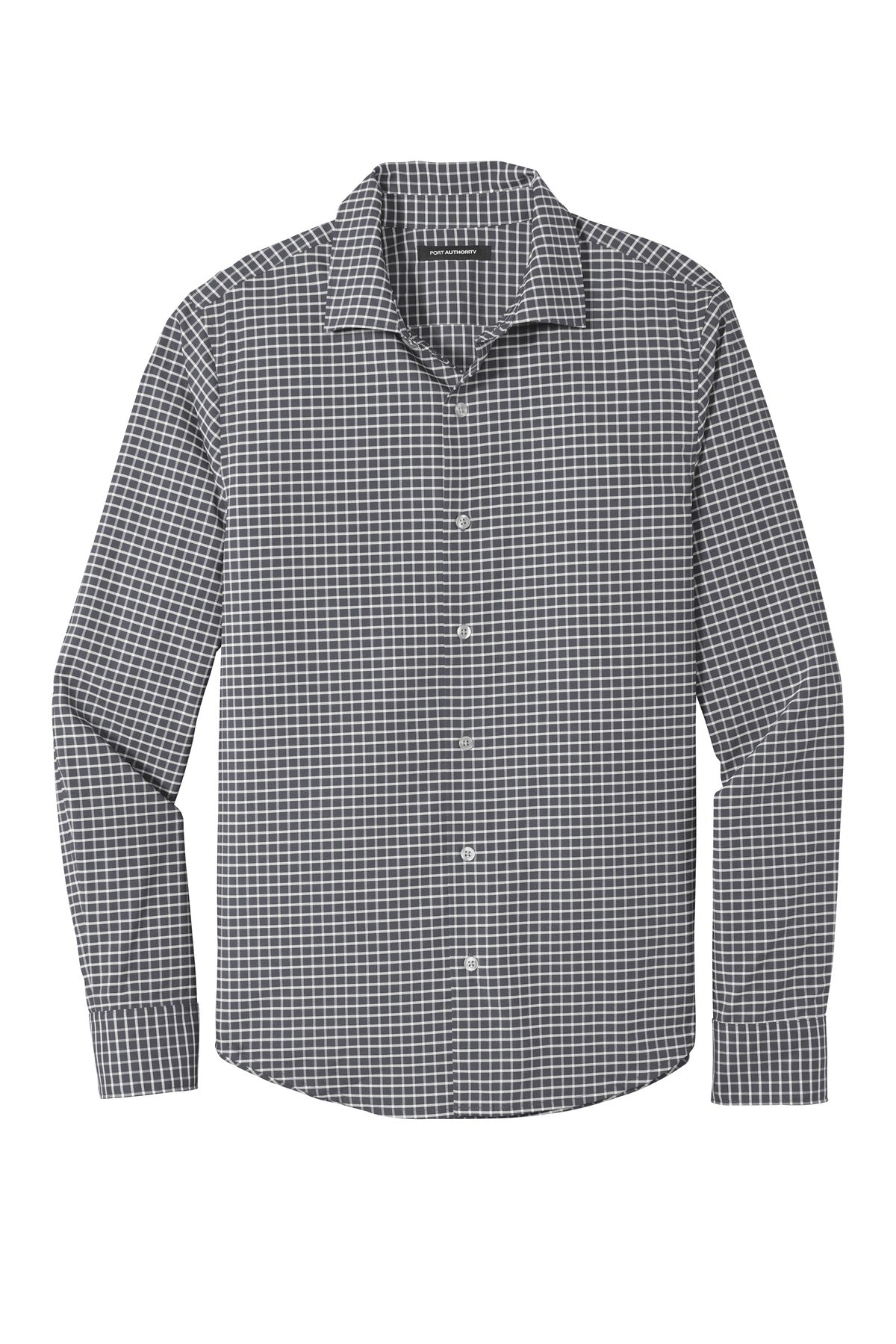 Port Authority City Stretch Shirt W680 Graphite/ White