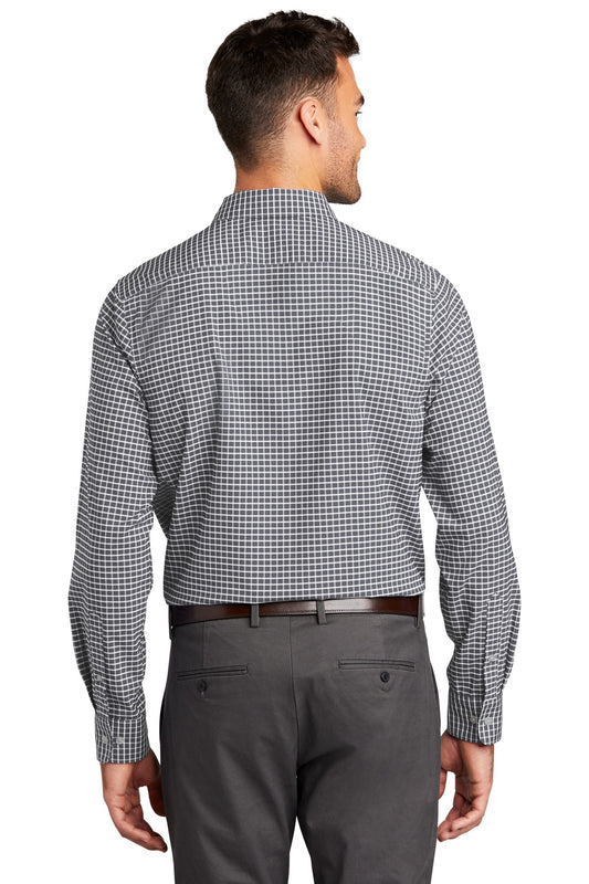 Port Authority  City Stretch Shirt W680 Graphite/ White