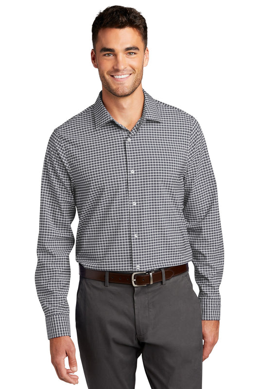 Port Authority  City Stretch Shirt W680 Graphite/ White