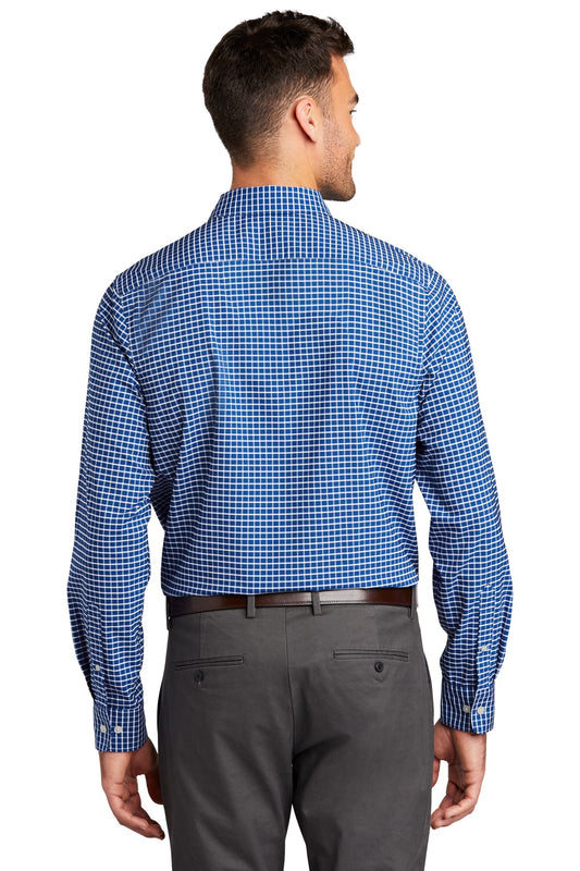 Port Authority  City Stretch Shirt W680 True Blue/ White