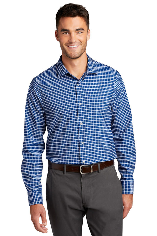 Port Authority  City Stretch Shirt W680 True Blue/ White