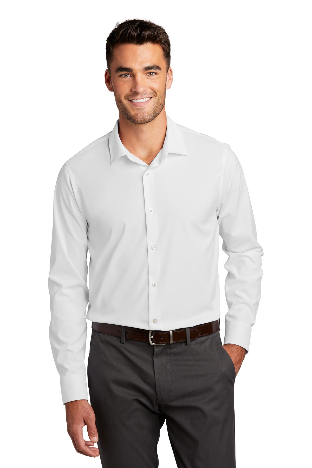 Port Authority  City Stretch Shirt W680 White