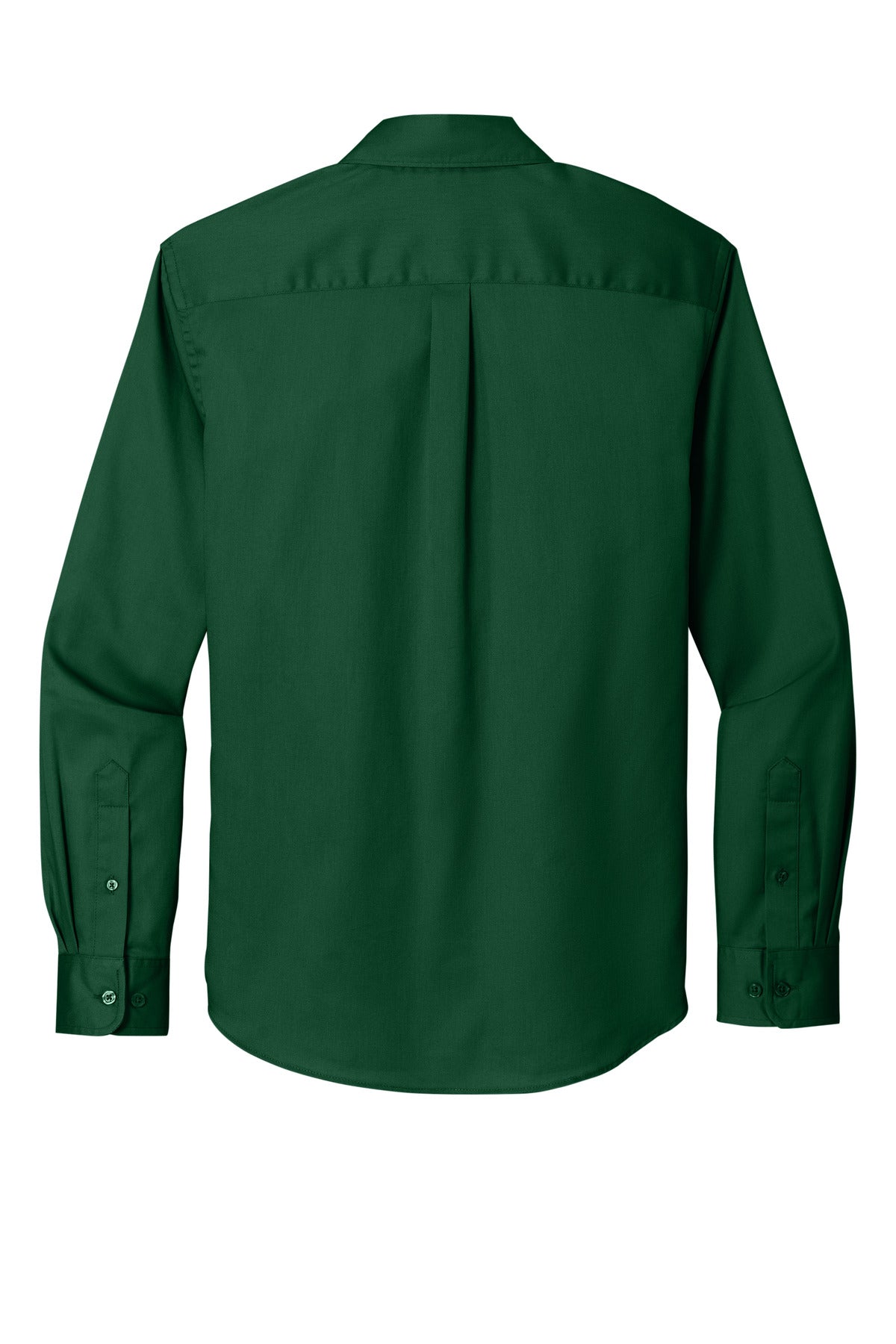 Port Authority Long Sleeve SuperPro React Twill Shirt. W808 Dark Green