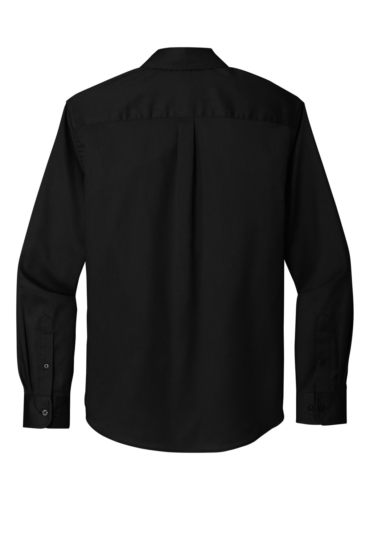 Port Authority Long Sleeve SuperPro React Twill Shirt. W808 Deep Black