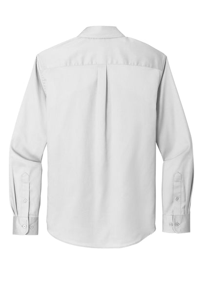Port Authority Long Sleeve SuperPro React Twill Shirt. W808 White