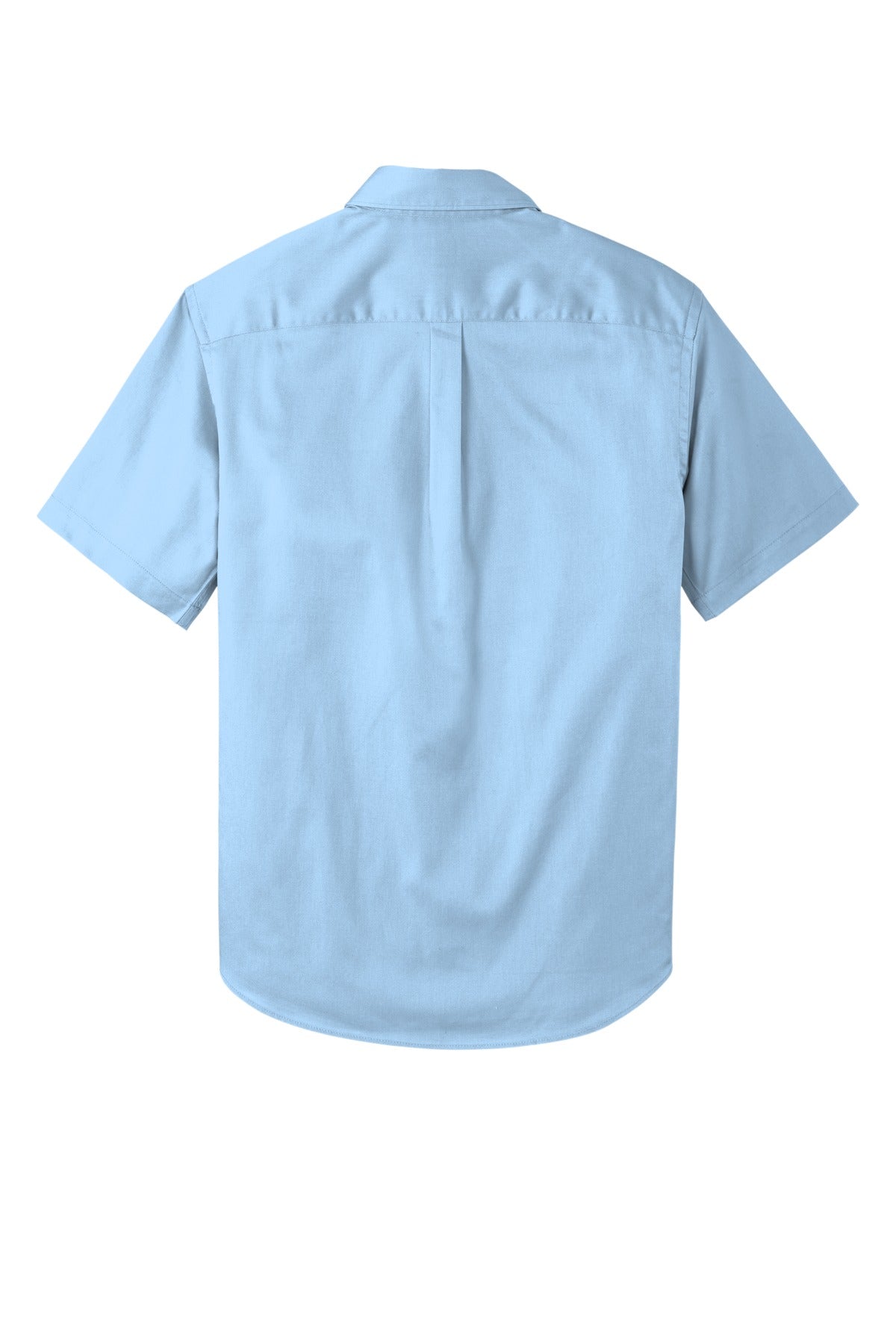 Port Authority Short Sleeve SuperPro React Twill Shirt. W809 Cloud Blue
