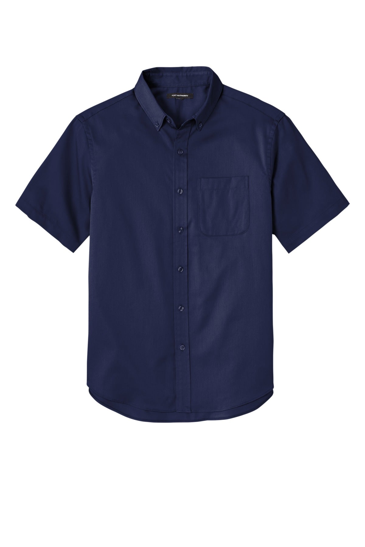 Port Authority Short Sleeve SuperPro React Twill Shirt. W809 True Navy