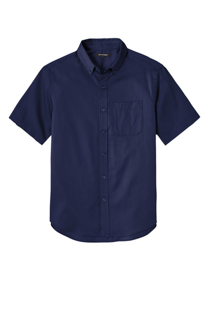 Port Authority Short Sleeve SuperPro React Twill Shirt. W809 True Navy