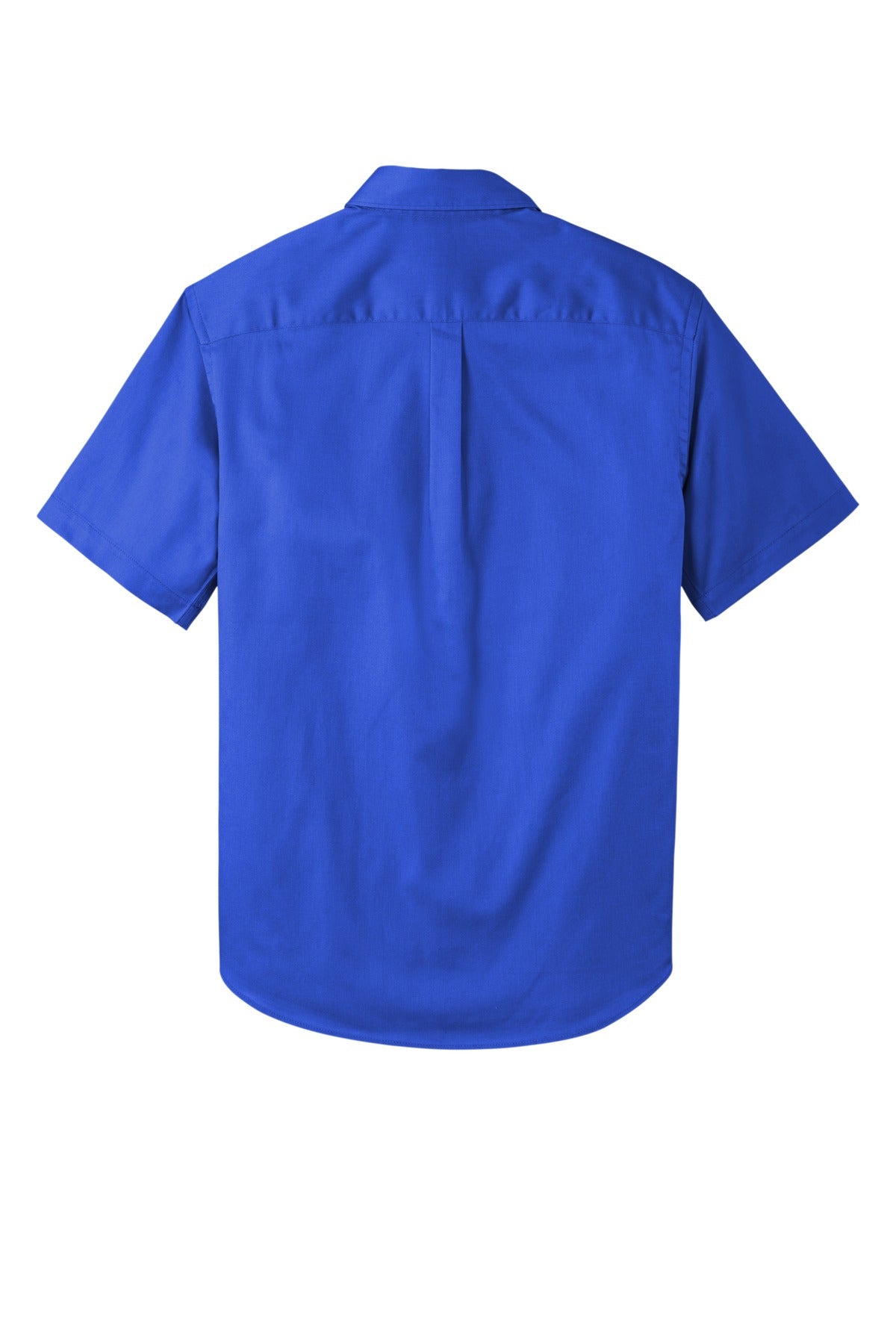 Port Authority Short Sleeve SuperPro React Twill Shirt. W809 True Royal