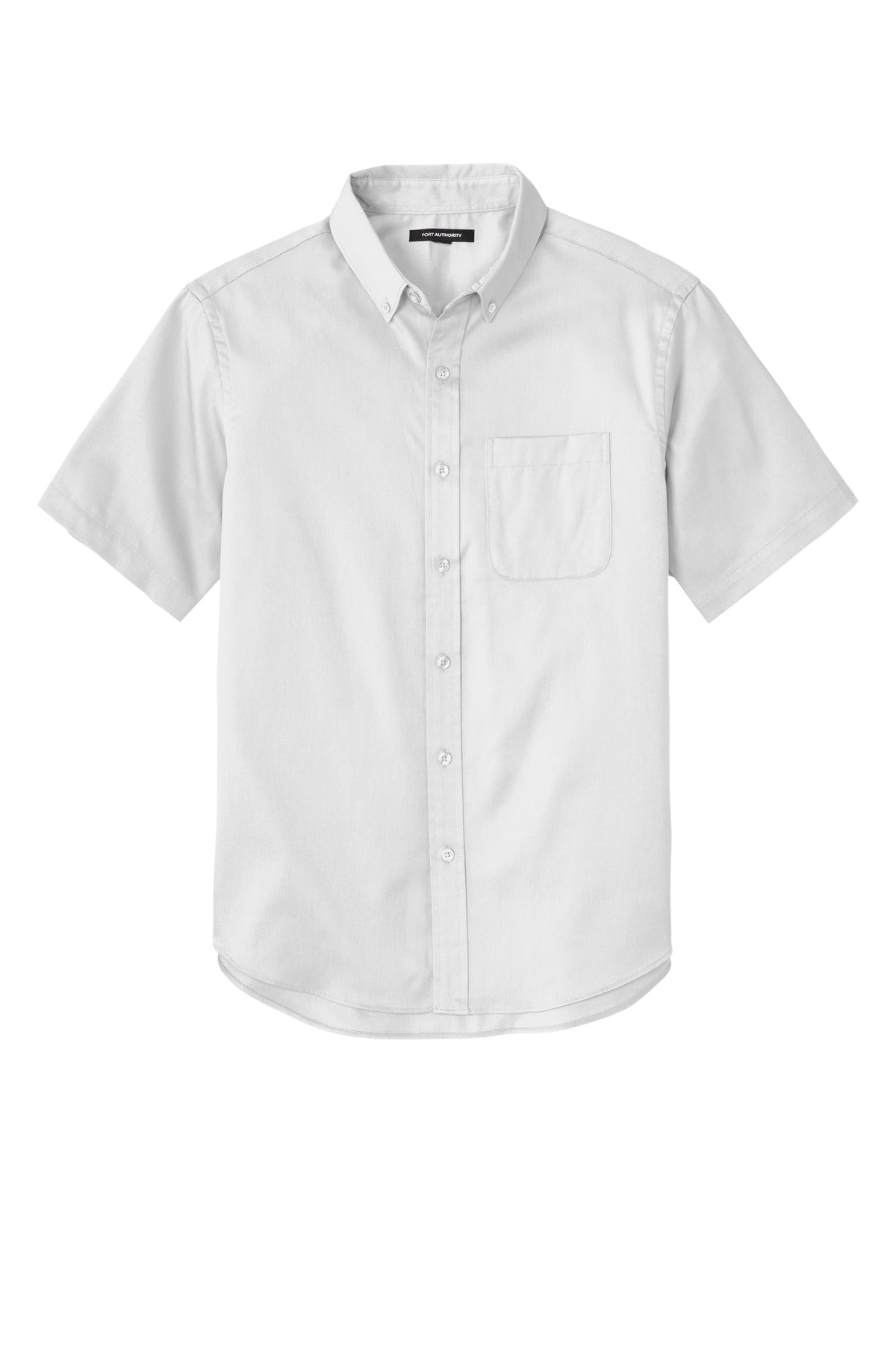 Port Authority Short Sleeve SuperPro React Twill Shirt. W809 White