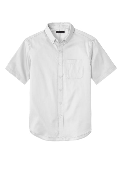 Port Authority Short Sleeve SuperPro React Twill Shirt. W809 White