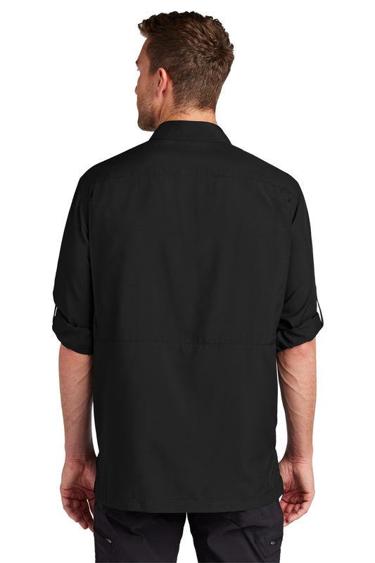Port Authority Long Sleeve UV Daybreak Shirt W960 Deep Black