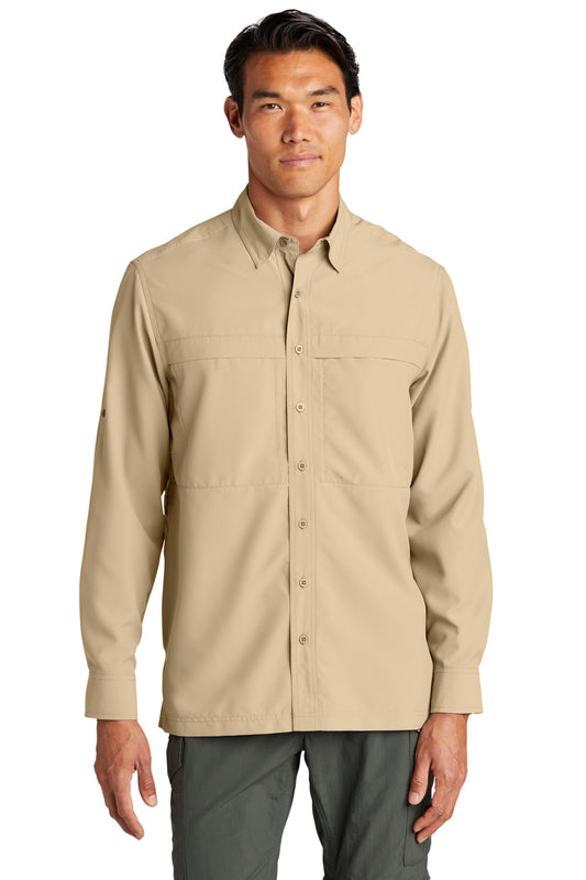 Port Authority Long Sleeve UV Daybreak Shirt W960 Oat