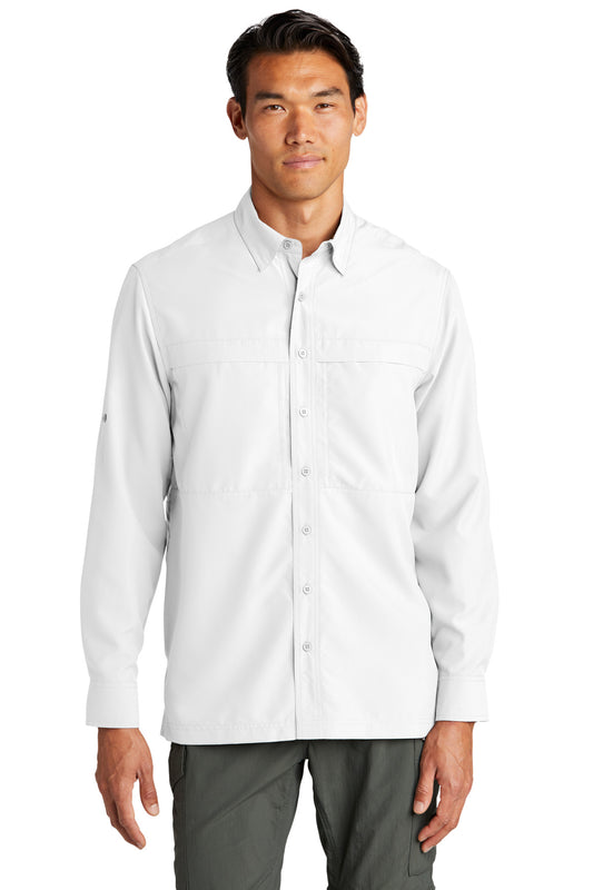 Port Authority Long Sleeve UV Daybreak Shirt W960 White