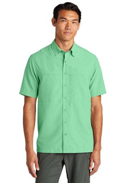 Port Authority Short Sleeve UV Daybreak Shirt W961 Bright Seafoam