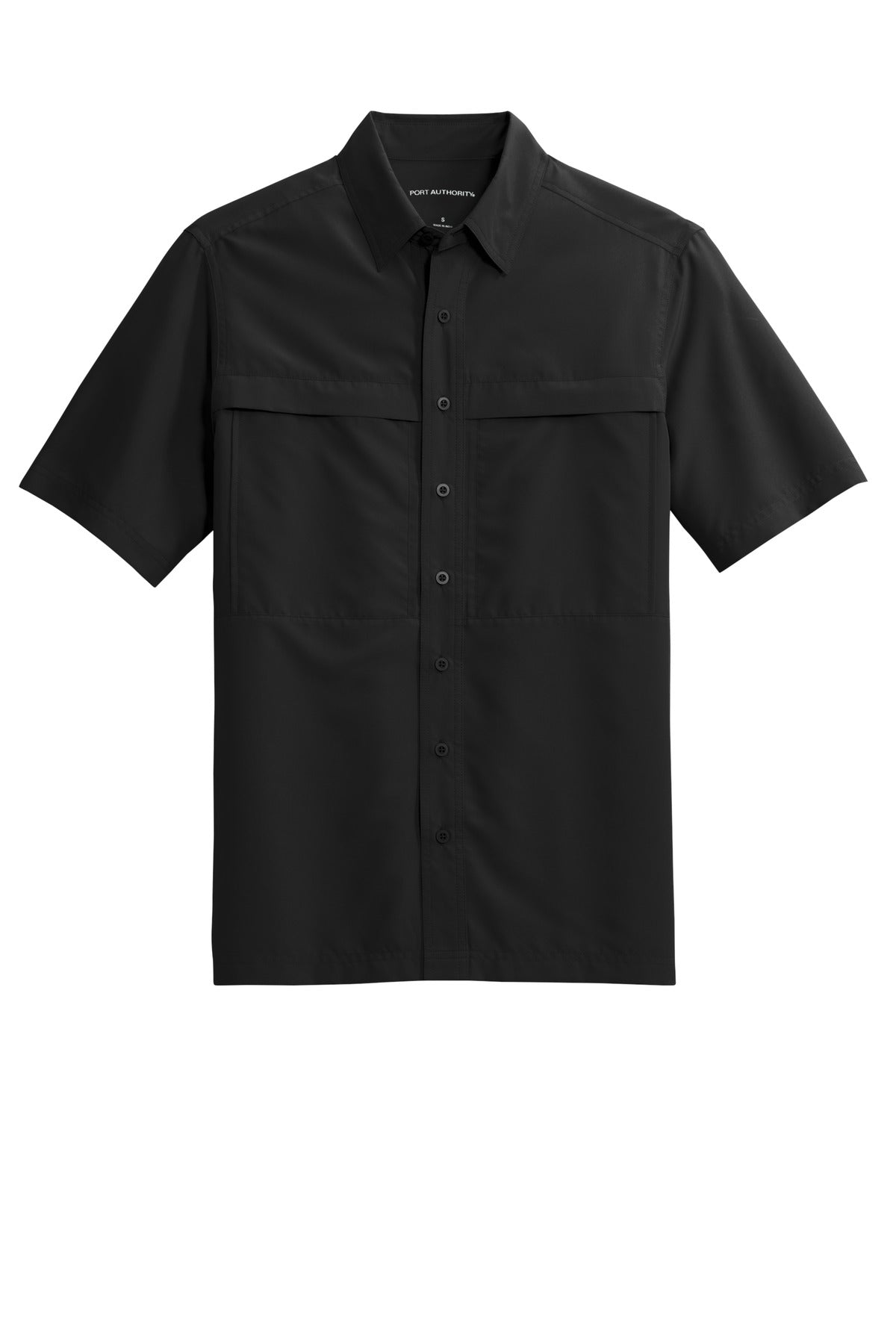 Port Authority Short Sleeve UV Daybreak Shirt W961 Deep Black