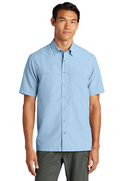 Port Authority Short Sleeve UV Daybreak Shirt W961 Light Blue