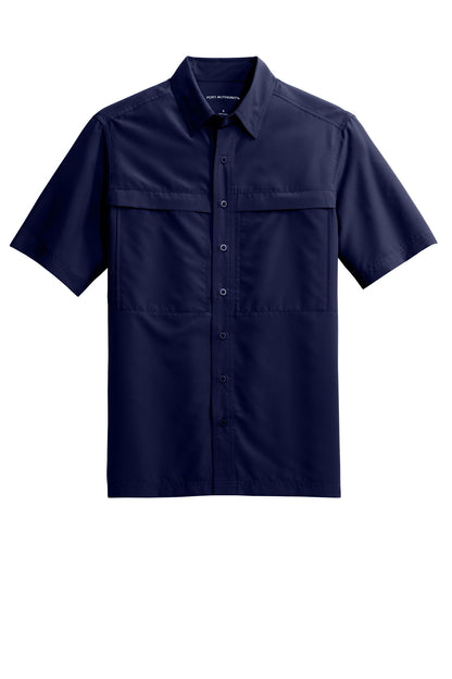 Port Authority Short Sleeve UV Daybreak Shirt W961 True Navy
